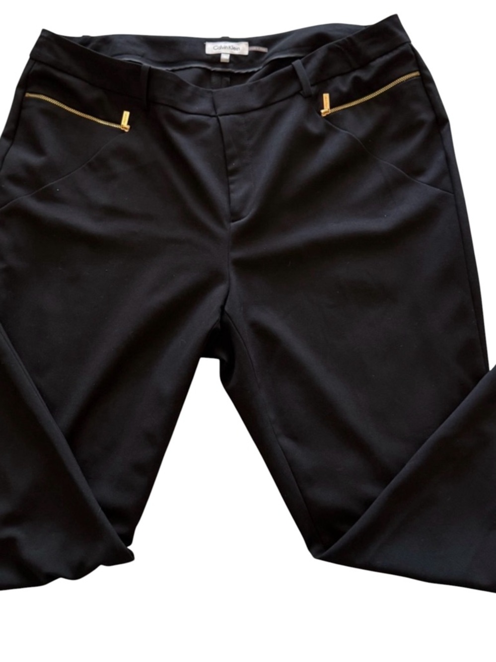 Calvin Klein women’s straight-leg dress pants in black for casual or business - Picture 7 of 7